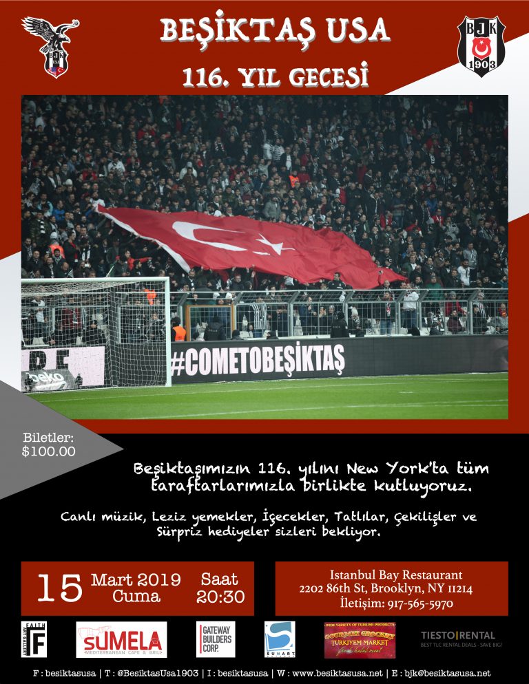 Beşiktaş’ımızın 116. Kuruluş Yılını Hep Beraber Kutluyoruz